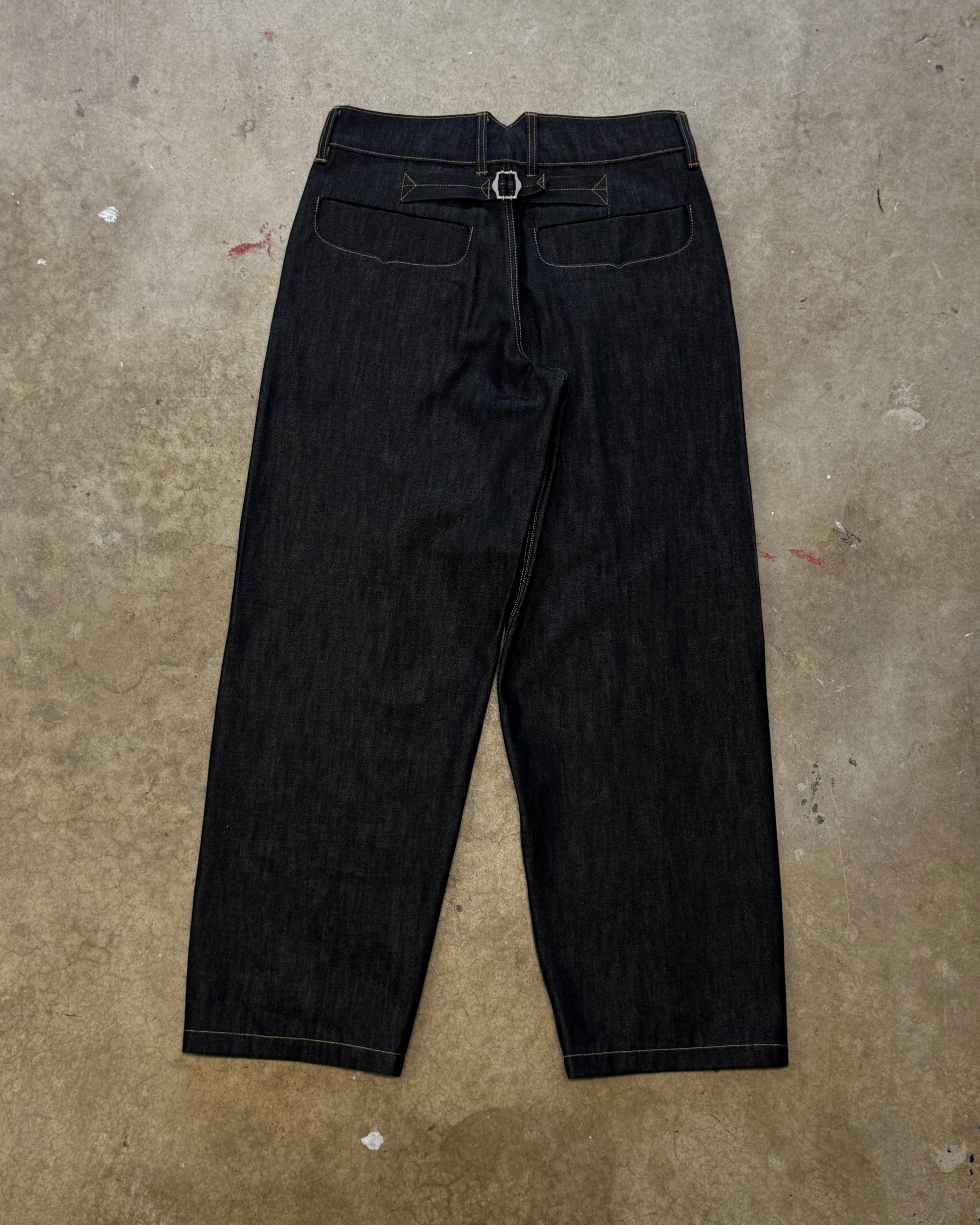 Inverted Box Pleated Jeans
